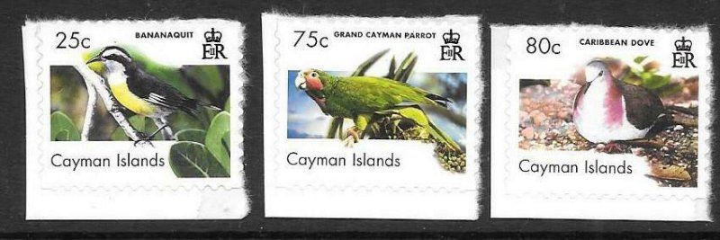 CAYMAN ISLANDS SG1124/6 2007 BIRDS S/A MNH