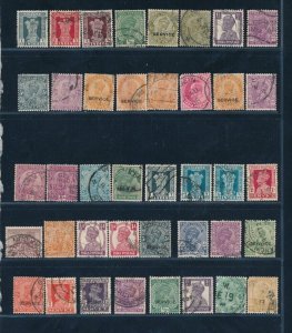 D389883 India Nice selection of VFU Used stamps