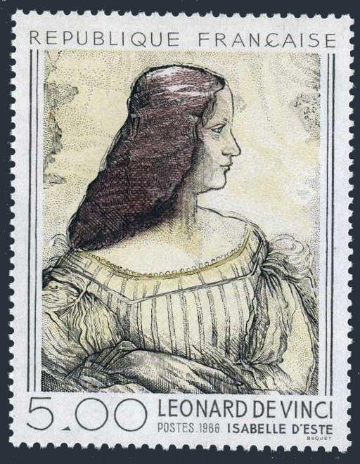 France 2007,MNH.Michel 2581. Isabelle d'Este,by Leonardo da Vinci,1986.