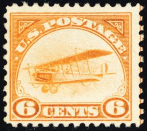 C1, Mint LH 6¢ - First Airmail Stamp * Stuart Katz