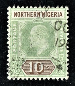 [mag402] NORTHERN NIGERIA 1902 SG#18 used cv:£55