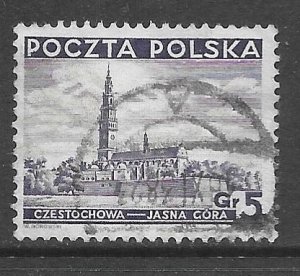 Poland 308: 5g Monastery Jasna Gora, Czestochowa, used, F