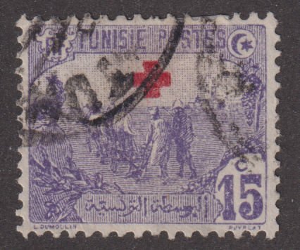 Tunisia B1 Plowing O/P 1915