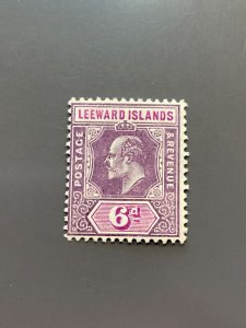 Leeward Islands 36 F MH. Scott $ 10.00