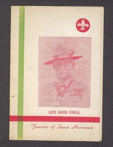 1960 Boy Scout Pakistan Kim's Gun FD souvenir folder