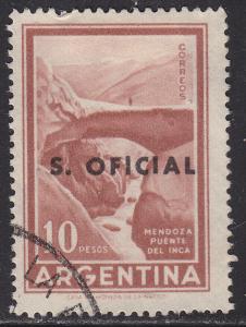 Argentina O131  Inca Bridge, Mendoza 1960