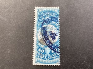 ICOLLECTZONE  US Revenue R114 F/VF used nice color