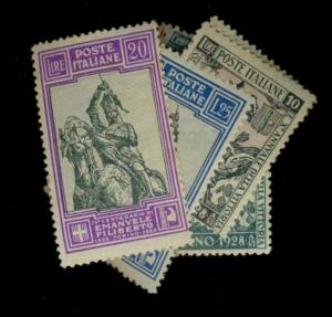 Italy #201-10 MINT F-VF OG 1/2 NH 1/2 LH Cat$395