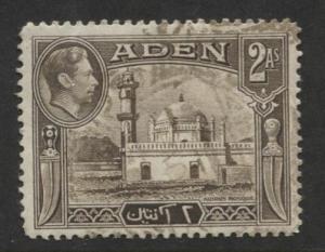 ADEN - Scott 20 - Aden Scenes - 1939- Used - Single 2a Stamp