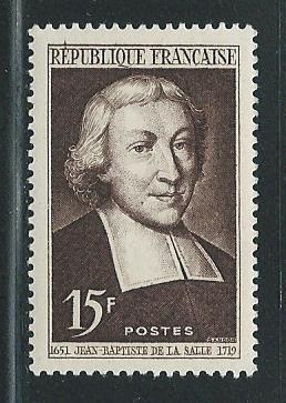 France 646 1951 de la Salle single MNH