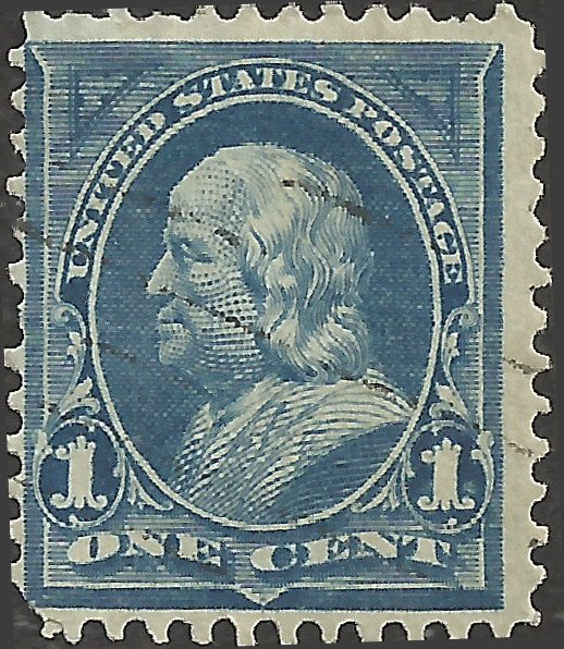 # 264 Blue Used Ben Franklin