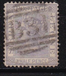 Album Treasures Sierra Leone Scott # 13 1 1/2p Victoria Very Fine Used