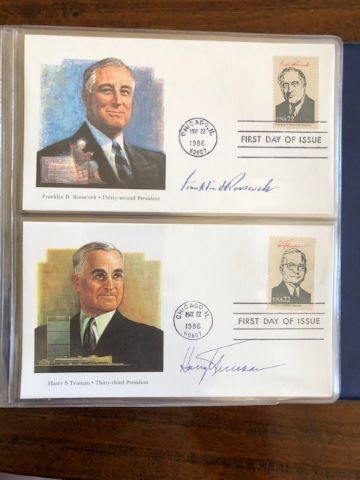 United States - Presidents of the United States First Day Covers