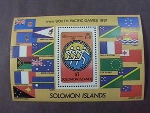 SOLOMON ISLANDS # 449-MINT/NEVER HINGED------SOUVENIR SHEET------1981
