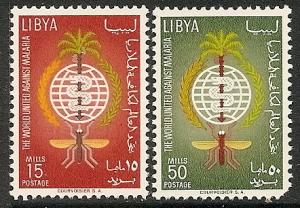 Libya 218-19 Mint OG 1962 WHO