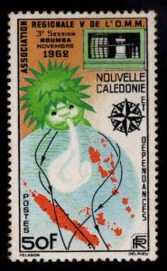 New Caledonia (NCE) Scott 322 MNH** 1962 Meteorology stamp