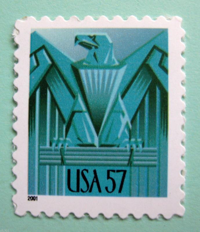 Sc # 3471A ~ 57 cent Art Deco Eagle Issue (ee12) 