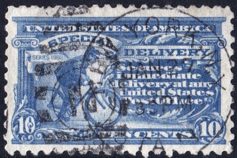 SC#E11 10¢ Special Delivery (1917) Used