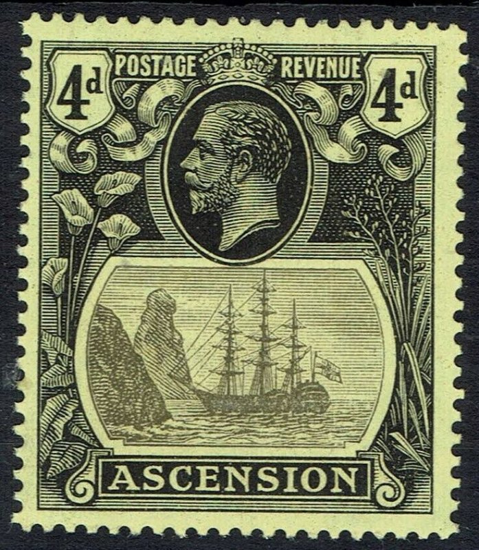 ASCENSION 1924 KGV SHIP 4D 