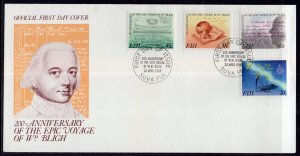 Fiji 603-606 Bligh U/A FDC