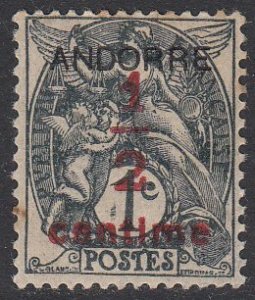 French Andorra P1 MH CV $1.25
