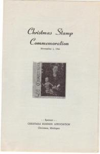 US #1321 5c Christmas Issue FDC Ceremony Program CV $25.00