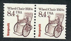 2256 Wheel Chair MNH transportation coil pair