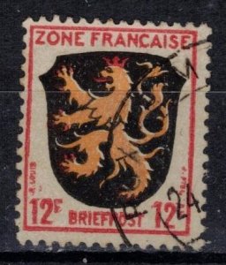 Germany - French Zone - Scott 4N6