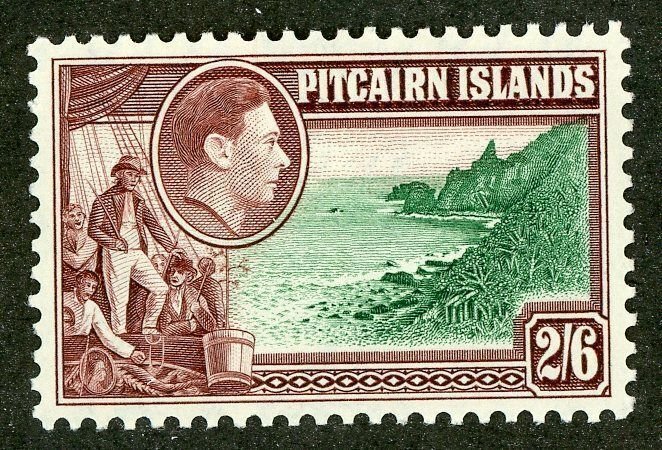 6010 BCX Pitcairn 1940 scott# 8 mvlh* (offers welcome)
