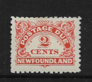 NEWFOUNDLAND, J2, MINT HINGED, POSTAGE DUE STAMPS