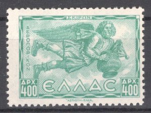 Greece 1943 Winds 400D in Green color MNH VF. RRR