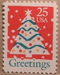 # 2515 MNH 25c Christmas Tree 1990 - (2476)