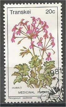 TRANSKEI, 1981, CTO 20c, Medicinal plants. Scott 34