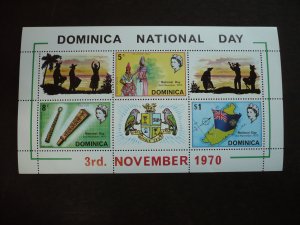 Stamps - Dominica - Scott# 303a - Mint Never Hinged Souvenir Sheet