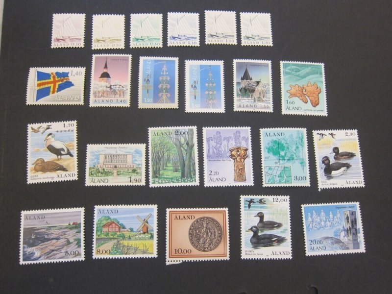 Aland Finland 1989 Sc 1-22 set MNH