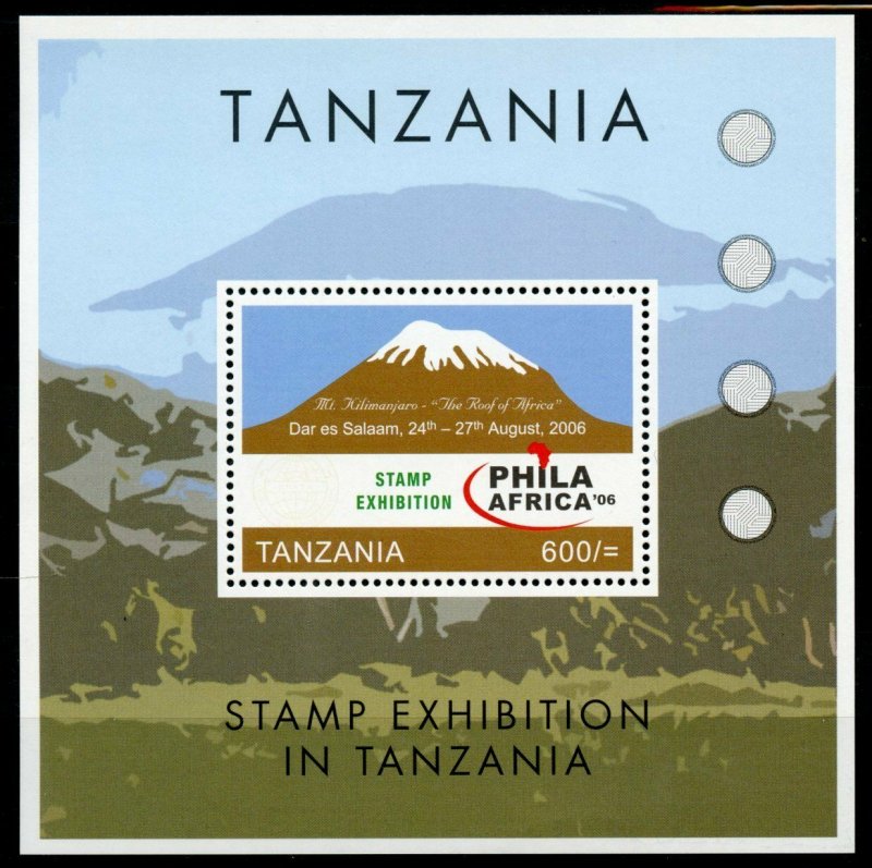 Tanzania Landscapes Stamps 2008 MNH Phila Africa 06 Mount Kilimanjaro 1v S/S