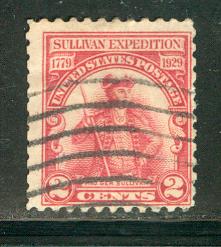 United States Scott # 657, used