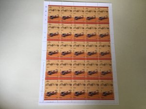 Nevis 1904 Ford 999  Classic Motor Car MNH full  stamps sheet 49557