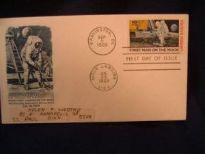 MOON LANDING 1969 - Stamps FDCs