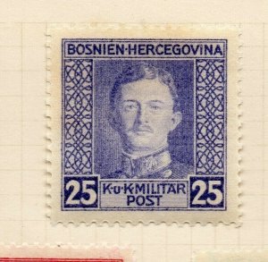 Bosnia Herzegovina 1917 Early Issue Fine Mint Hinged 25h. NW-183456