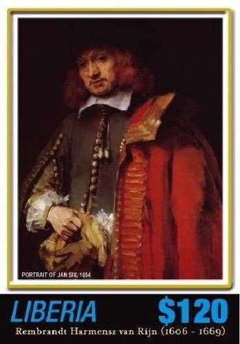 Liberia - 2006 - REMBRANDT /JAN SIX - Souvenir Sheet Stamp - MNH   PERF