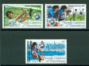 New Caledonia Scott #568-570 MNH South Pacific Games Sports CV$12+