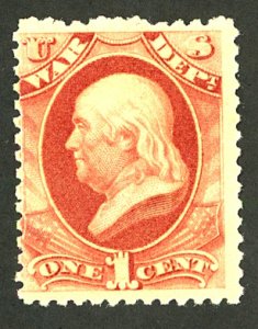 U.S. #O83 MINT OG NH