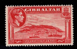 Gibraltar Scott 109 MH* stamp CV $20