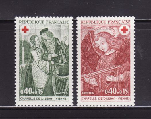 France B443-B444 Set MNH Red Cross (A)