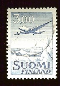 Finland C3 300m Douglas DC-6 airmail used