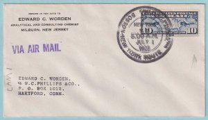 UNITED STATES FIRST FLIGHT COVER - 1926 FROM NEW YORK NEW YORK - CV050