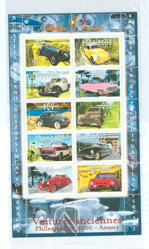 France #2770  Souvenir Sheet