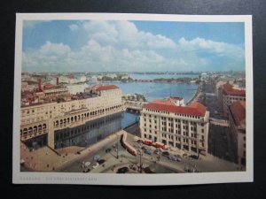 10726 Postcard Postcard HAMBURG THE THREE ALSTER BASINS-
