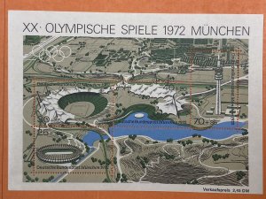 Germany Stamps (1972) XX Olympische Spiele Munchen Olympics 